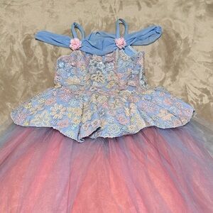 Revolution Floral Embroidered Tulle Ballerina Dress